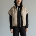 piumino smanicato con cerniera futura